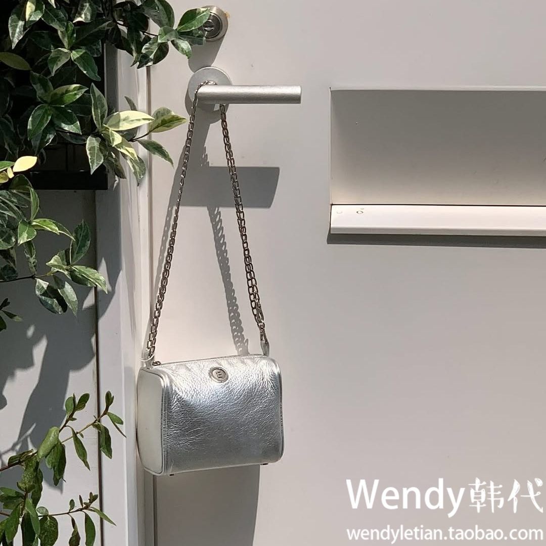 直邮～韩国代购小众minitmute 新款牛皮单肩斜挎迷你链条包brett