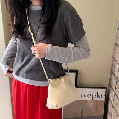 韩国代购小众设计师 archivepke 新款福袋单肩斜挎包