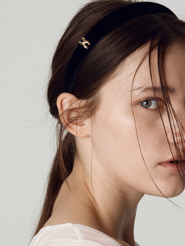 S_S.IL发箍甜美缎面字母