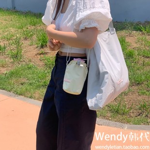 运动系列迷你斜挎水桶包手机包 新款 直邮～韩国代购 小众minitmute