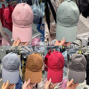 压纹logo字母棒球帽可调节帽子 小众设计师emis新款 韩国代购 正品