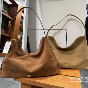 麂皮单肩腋下包大容量托特包hobo lememe 韩国代购 小众设计师