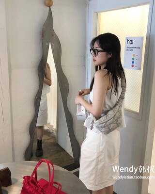 韩国代购小众设计师carlyn 云朵褶皱包腰包斜挎包cozy fanny