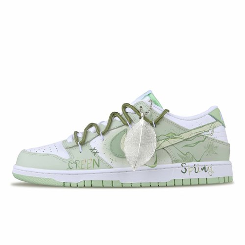 【定制球鞋】Nike Dunk 耐克春意盎然板鞋低帮潮流手绘涂鸦DIY