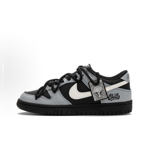 【定制球鞋】 Nike Dunk耐克高调涂鸦舒适百搭耐磨防滑低帮板鞋