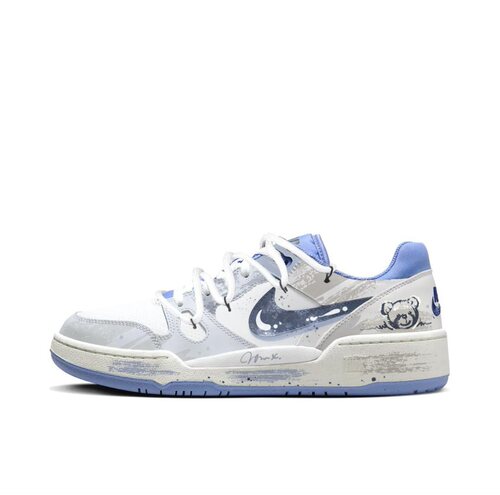 【定制球鞋】Nike Full Force 耐克小熊骑士低帮潮流板鞋做旧哥特