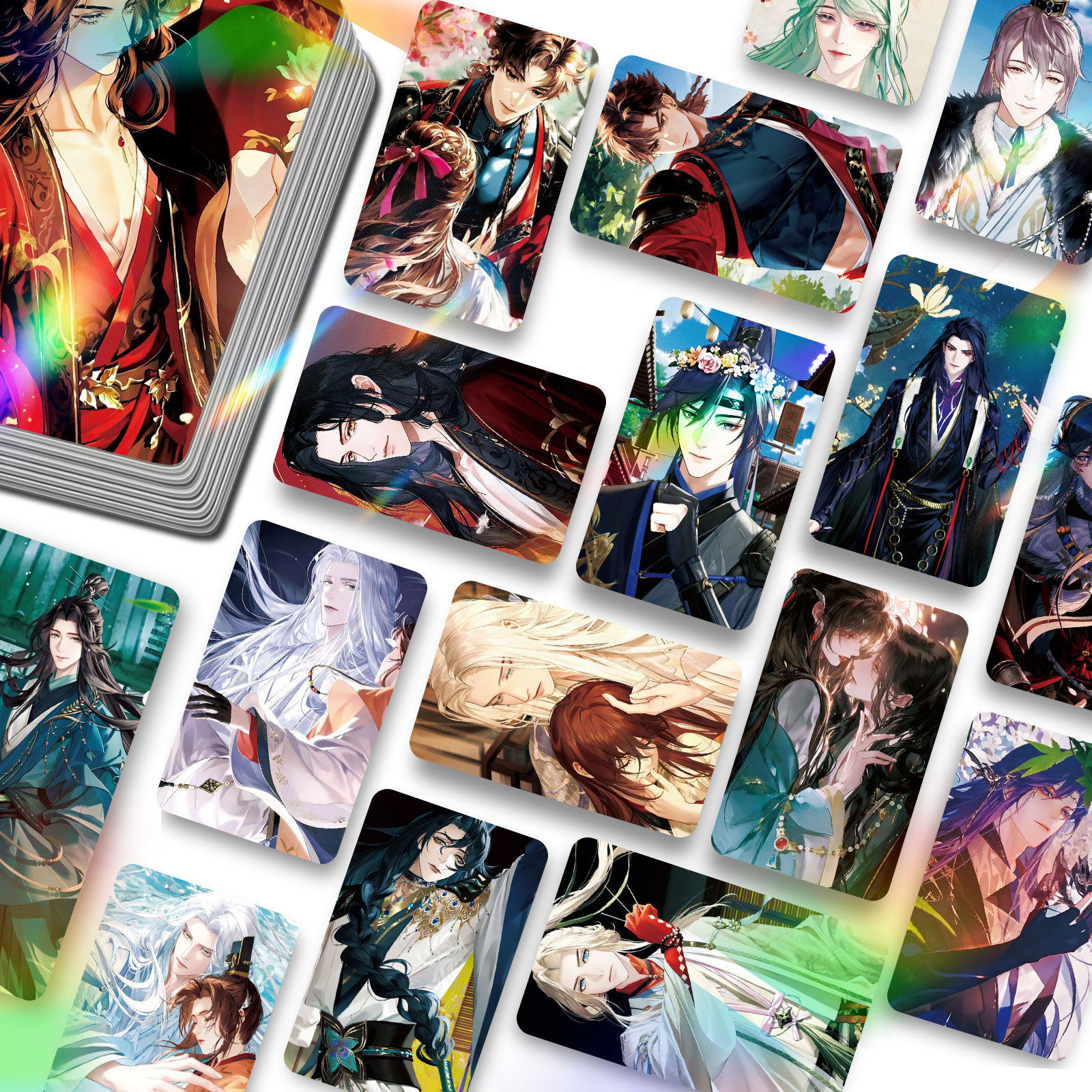 盗墓笔记镭射小卡55张个人礼物周边盒装拍立得不重复收藏卡LOMO