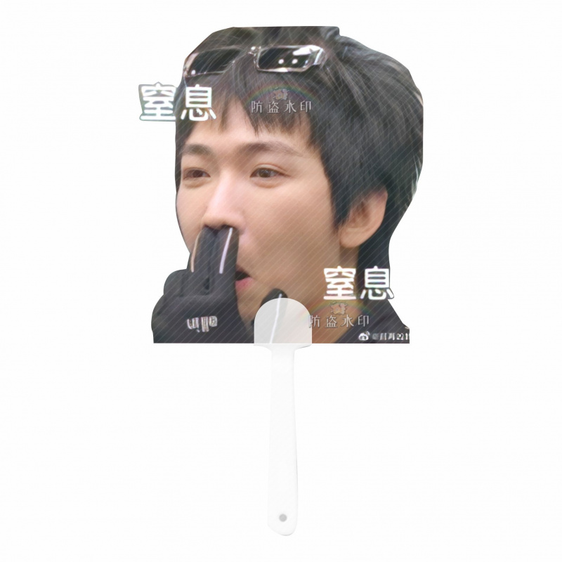 asen艾志恒大头扇子接机牌演唱会