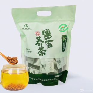 荞管家苦荞茶熟黑苦荞麦正宗库伦旗内蒙古原产地浓香型独立包装袋