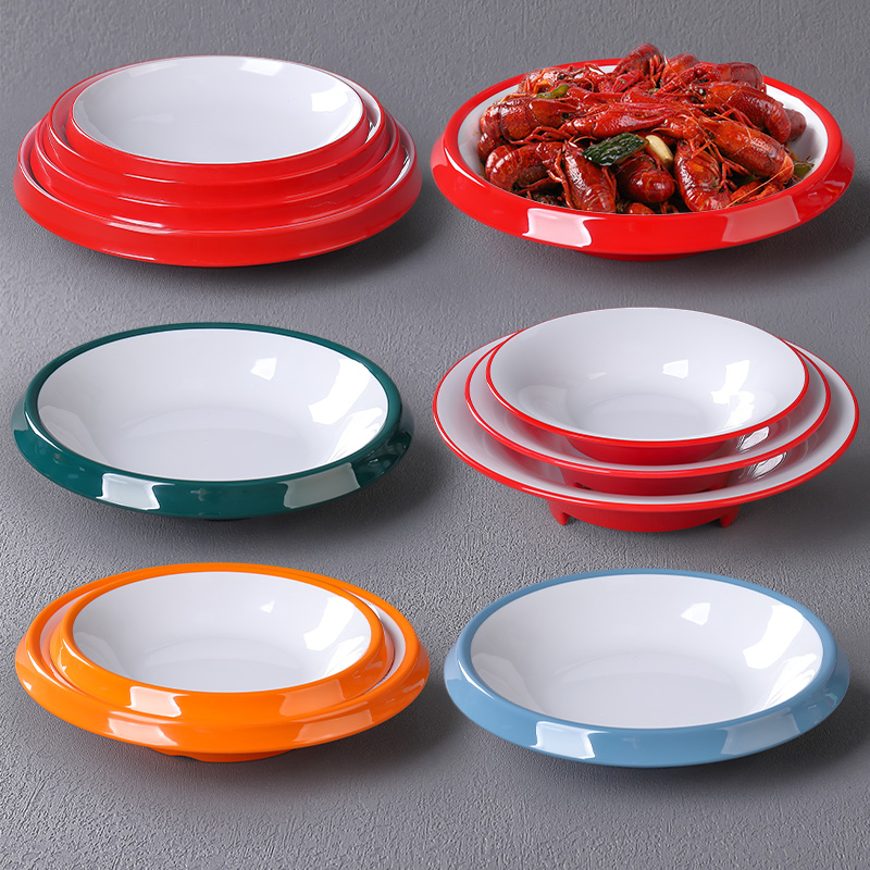 密胺快餐猪脚饭碗商用