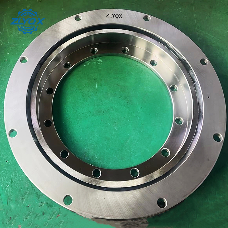 VLU200644四点接触球回转支承 带法兰转盘轴承 定制转台回转支撑