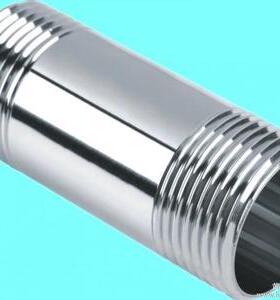 不锈钢316加长100MM单头双头丝外丝管子水管DN204分1525圆管管件