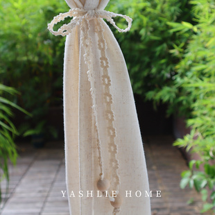 YASHLIE | 日式棉麻木珠绑带窗帘门帘小纱帘绑绳原木风装饰绳