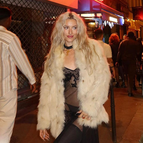 欧美ins时尚纯色毛毛短款外套