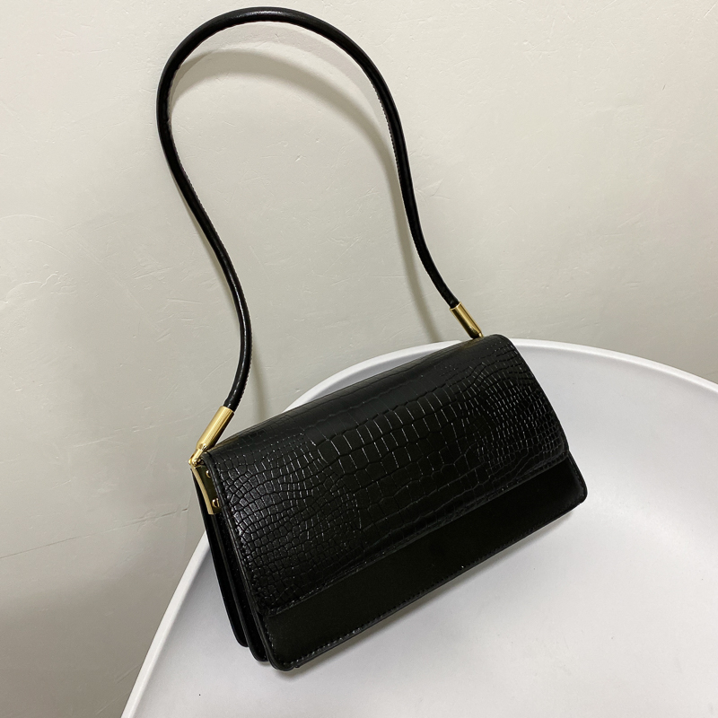 高级感复古女士包包潮法棍包小众