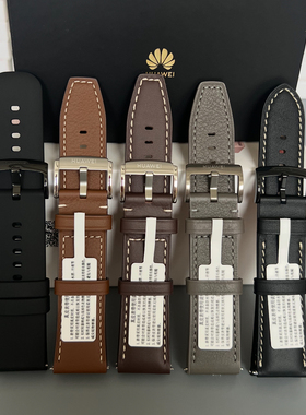 适用华为原装拆机真皮表带原厂Watch4pro/watch3/GT4/GT5腕带手链