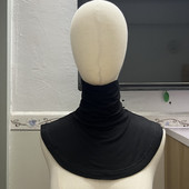 莫代尔薄款 高领假领子男女百搭假领夏季 防晒围脖套头堆堆领假高领