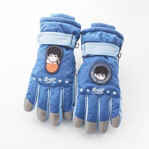 小学生冬季加绒厚保暖滑雪手套
