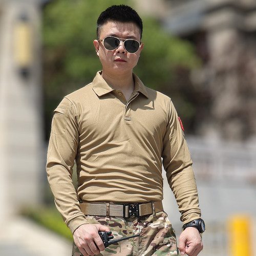 ARMORWOLF迷彩速干POLO衫吸汗衣