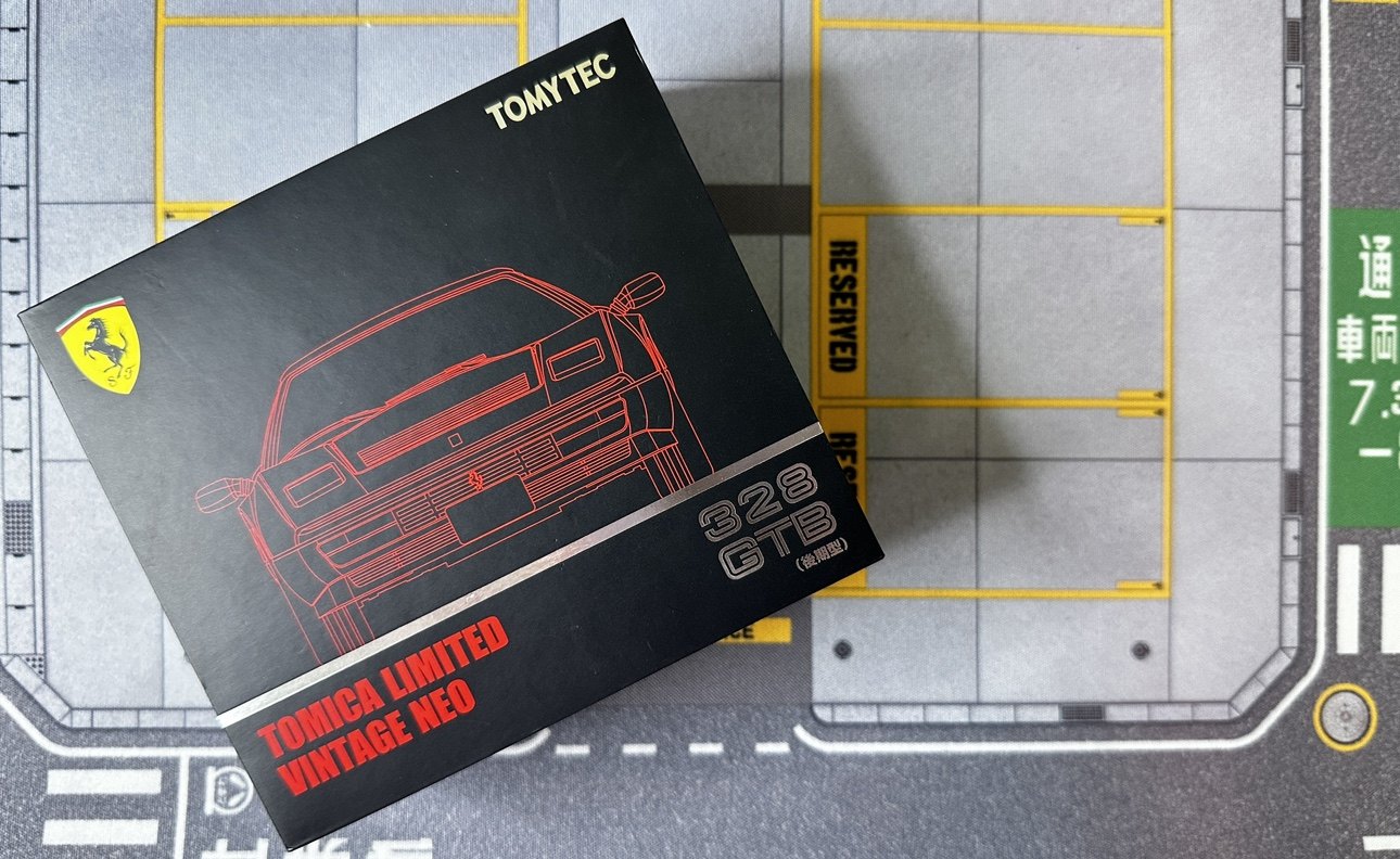 多美卡TOMYTEC TLV法拉红色328GTB（后期型）合金车车模图片