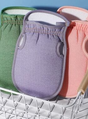 YM【拍1发3个】搓澡巾家用女士强力一搓下泥粗砂海绵布手套