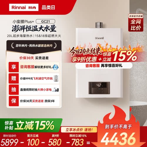 林内鲸吨吨GC21高性能恒温大水量