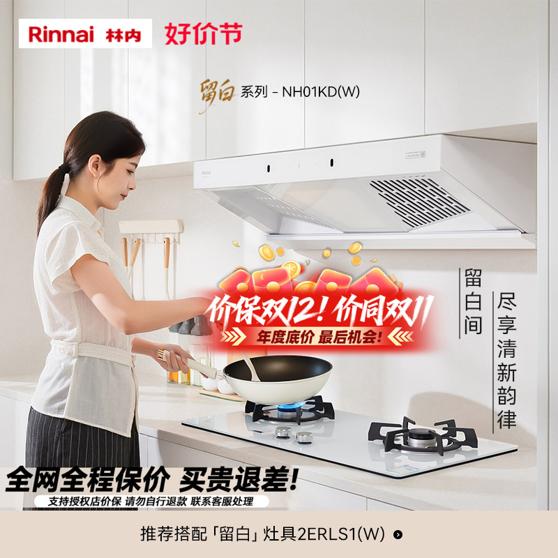 林内留白25m³欧侧跨界烟机01KD