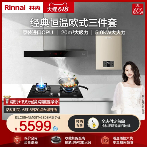 Насосная капюшон в лесном водонагревателе накачивающая газовая плита для дома термостатический европейский стиль кухня с тремя -gc21+10t+08mt