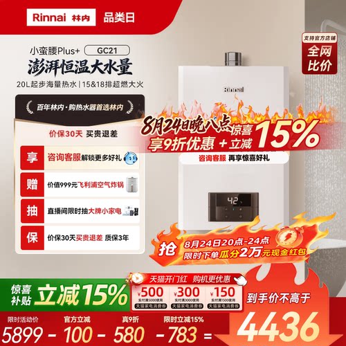 林内鲸吨吨GC21高性能恒温大水量