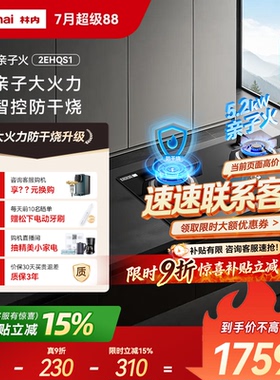 【新品】林内Rinnai灶具亲子火定时防干烧大火力升级款2EHQS1/QS2