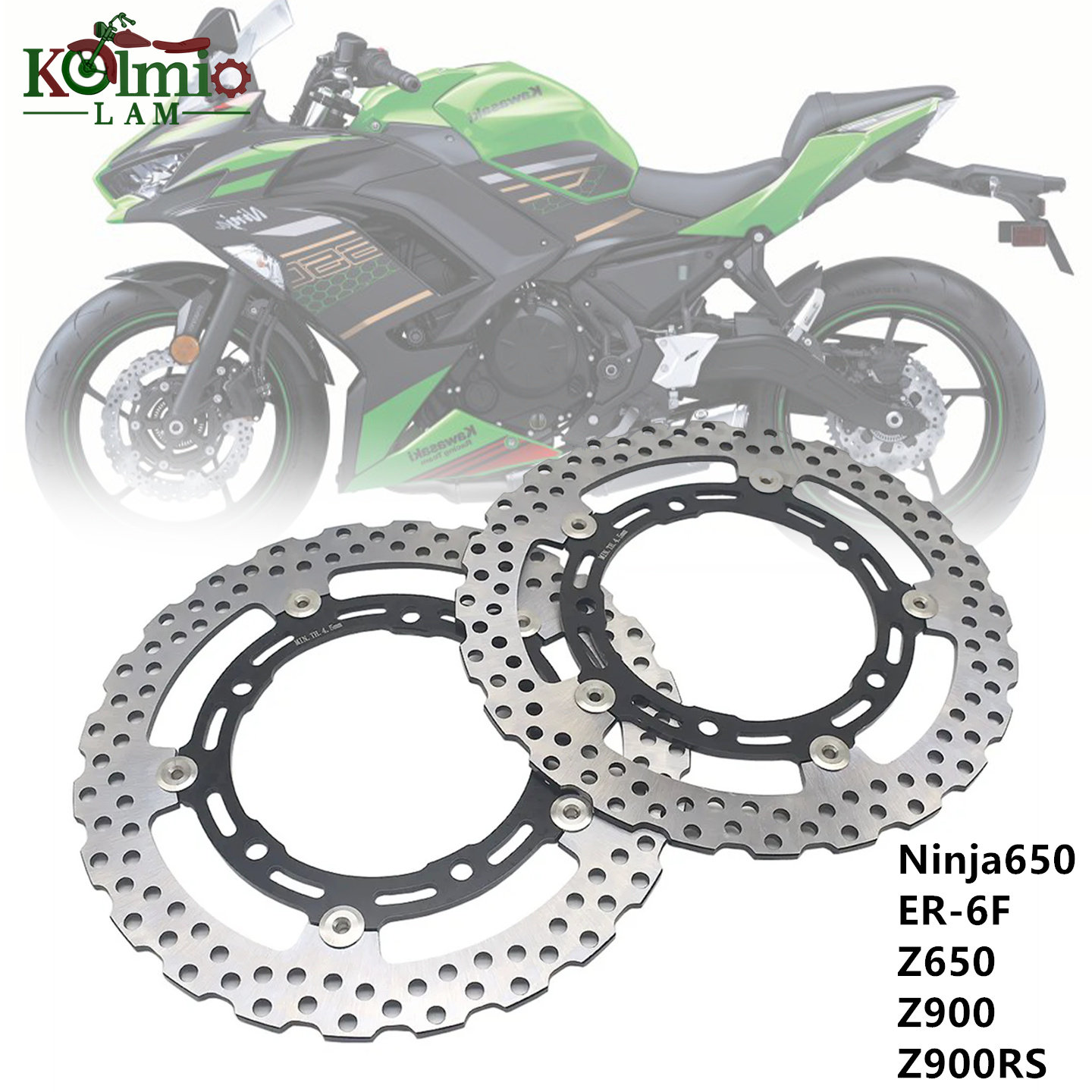 适用川崎忍者650Z900刹车碟Z650