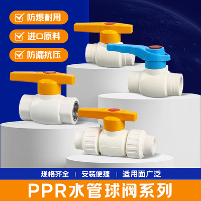 球阀钢芯活接内牙ppr水管
