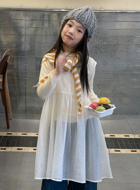 乔伊思童装女童连衣裙2025秋季新款亲子吊带裙母女同款公主裙潮童