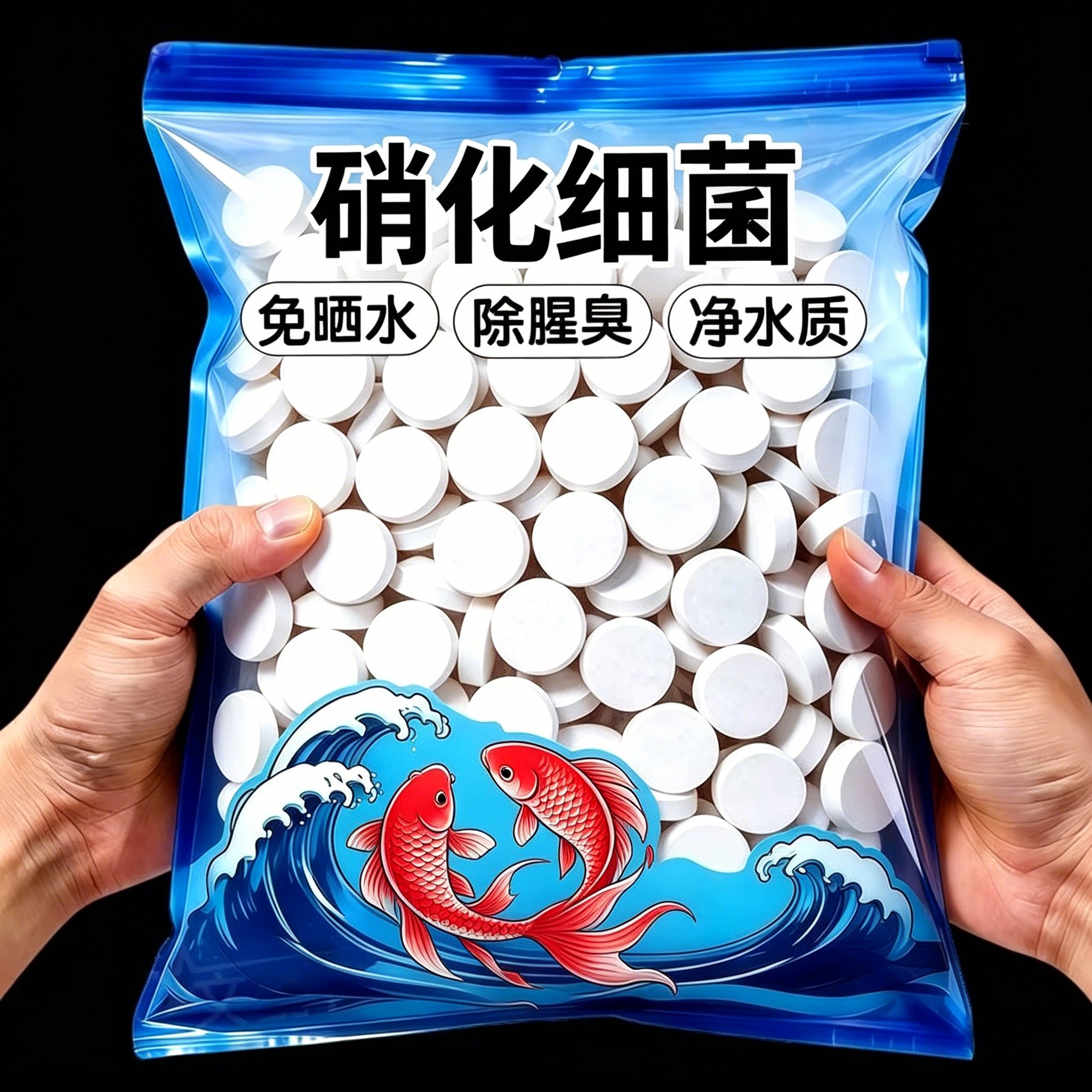 硝化细菌液消化鱼缸用鱼池专用活菌王水质净化稳定剂分解鱼粪消化