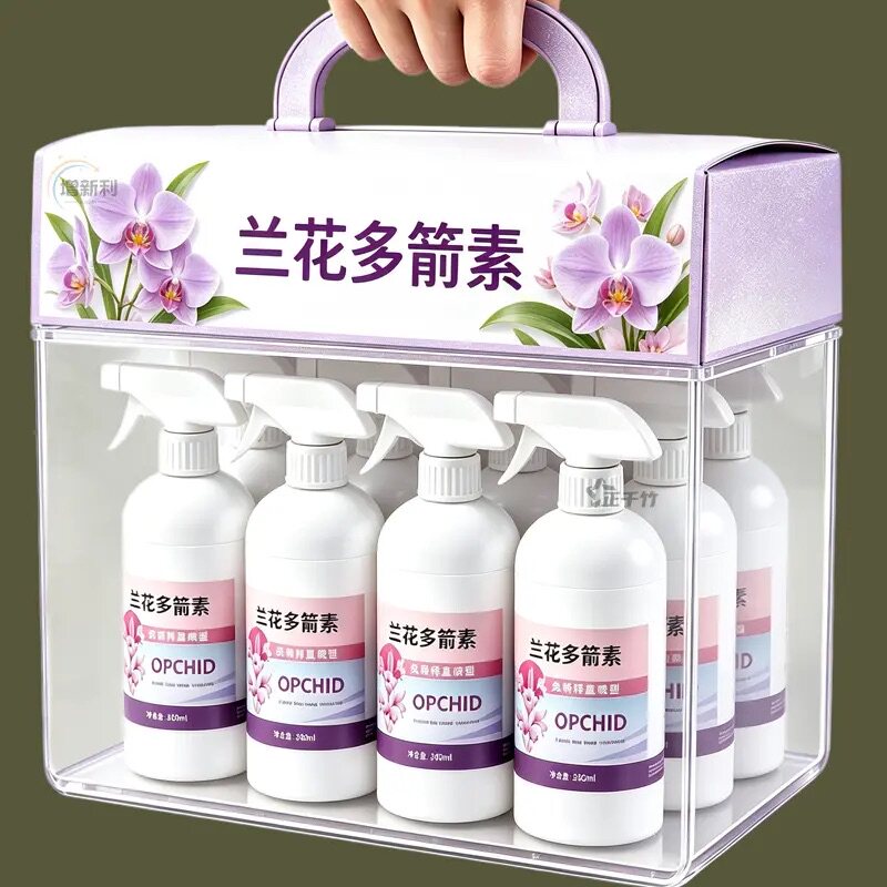 叶片发黄干尖兰花多箭素壮株促花