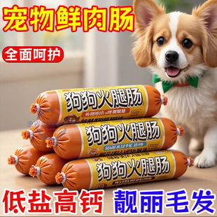 新款小狗狗火腿肠肉多多无盐泰迪狗吃的专用宠物香肠狗零食补钙