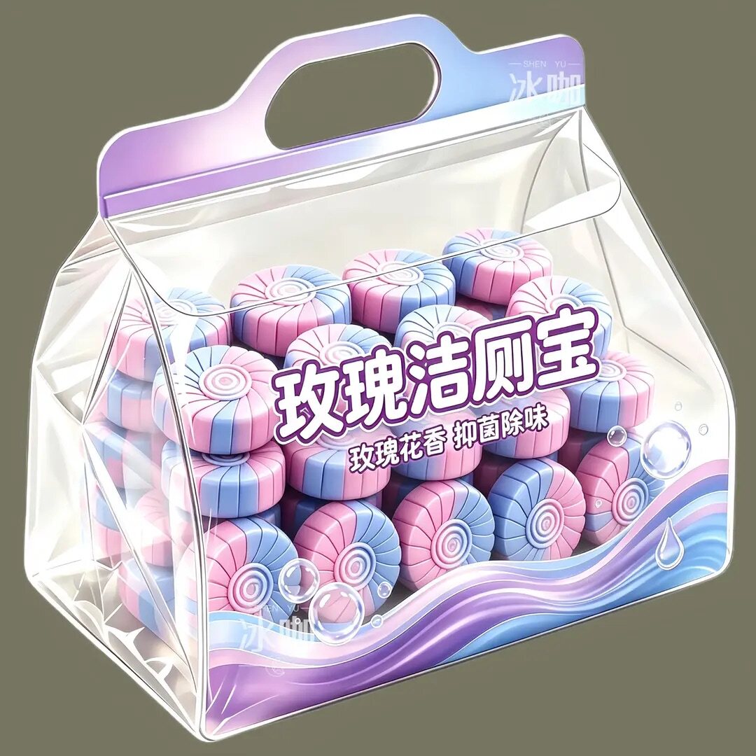 玫瑰花香洁厕宝除垢飘香厕所卫生间除味马桶大块耐用马桶清洁凝胶