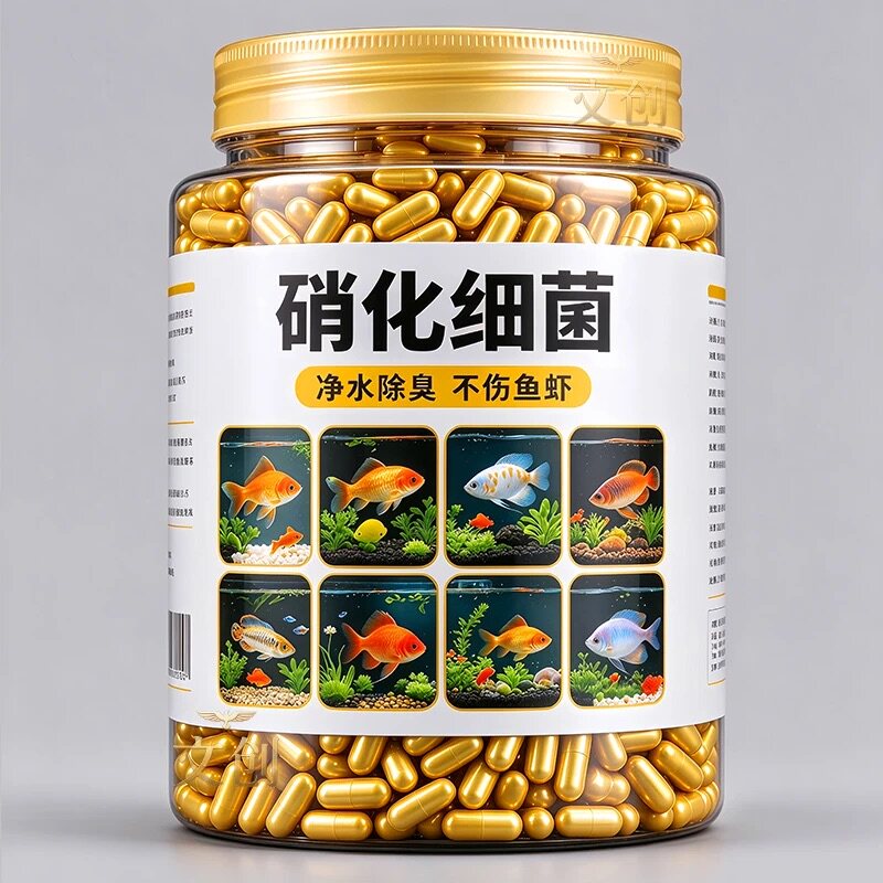 【净水神器】硝化细菌鱼缸专用胶囊净水活菌养鱼除臭清藻分解鱼便
