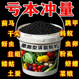 清菌颗粒撒施型防害瓜果蔬菜大田作物抗土传增抗性通用颗粒剂肥