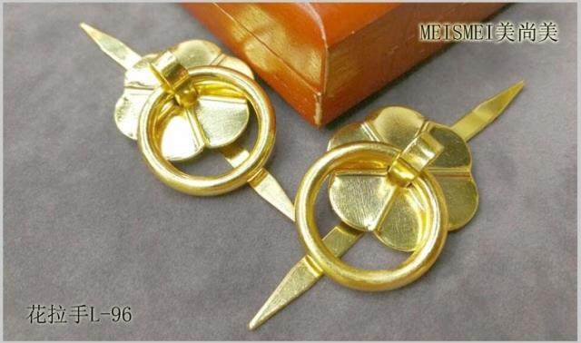 圆环拉手单孔拉手拉环中式仿古家具衣柜橱柜门药柜抽屉镀金色扣环,基础建材,小拉手,淘宝优惠券,粉丝福利购,淘宝优惠卷