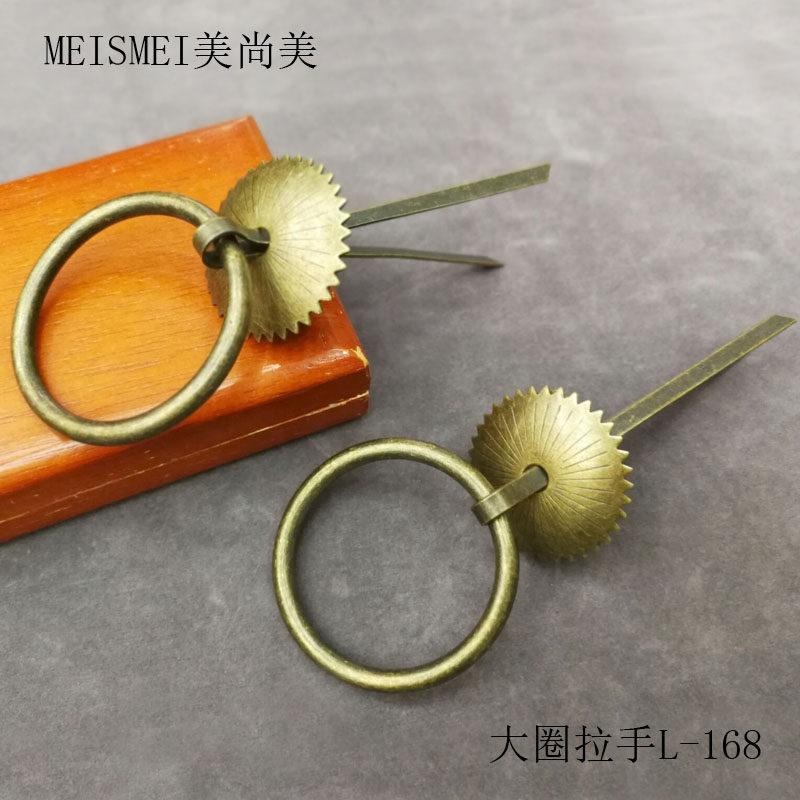 55*40mm大圈拉手小圆环抽屉拉手中式药柜茶叶罐齿轮扣环圆圈拉环,基础建材,小拉手,淘宝优惠券,粉丝福利购,淘宝优惠卷