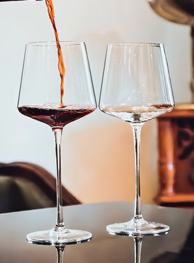 高端红酒杯轻奢高档葡萄酒杯高脚杯子套装家用高颜值欧风正品新款