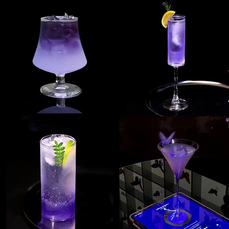 鸡尾酒杯玻璃杯酒吧特调酒果汁杯