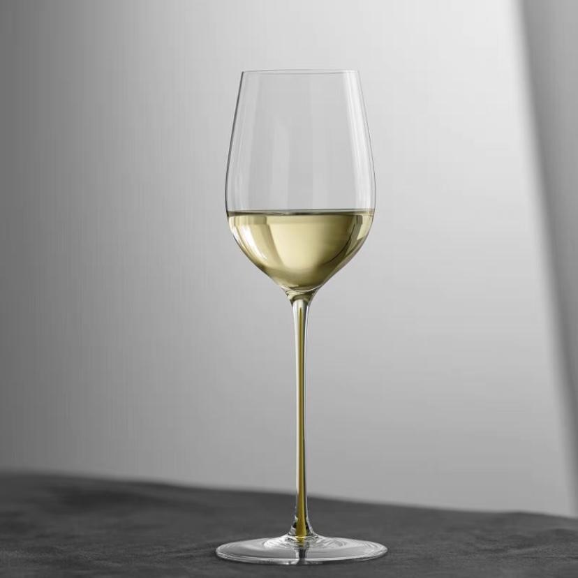 白葡雷司令葡萄酒杯水晶手工欧式超薄一体成型riedel平替雷司令杯