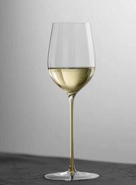白葡雷司令葡萄酒杯水晶手工欧式超薄一体成型riedel平替雷司令杯
