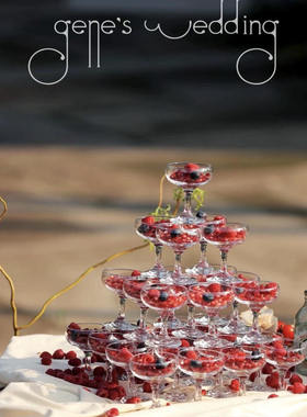 香槟塔玻璃杯婚礼酒杯塔庆功宴酒店酒杯放置庆祝宴香槟杯欧式酒塔