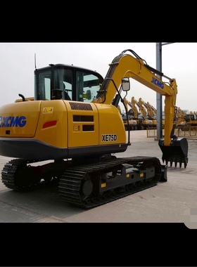 工程机械挖掘机徐工XE75D  55  60  85  95D贴纸 蓝色XCMG标志