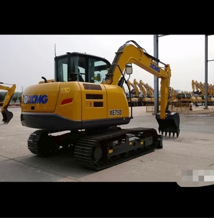 工程机械挖掘机徐工XE75D  55  60  85  95D贴纸 蓝色XCMG标志