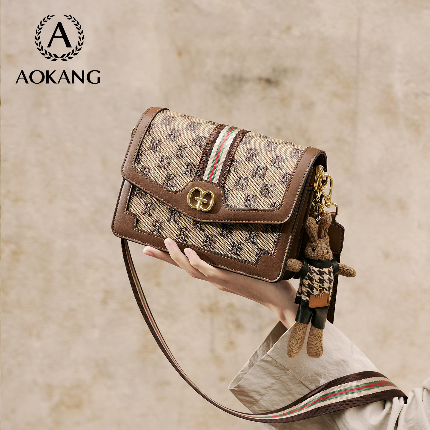 奥康小方包2026新款包包高级斜挎包女式单肩包2025质感通勤妈妈包,箱包皮具/热销女包/男包,通用款女包,淘宝优惠券,粉丝福利购,淘宝优惠卷