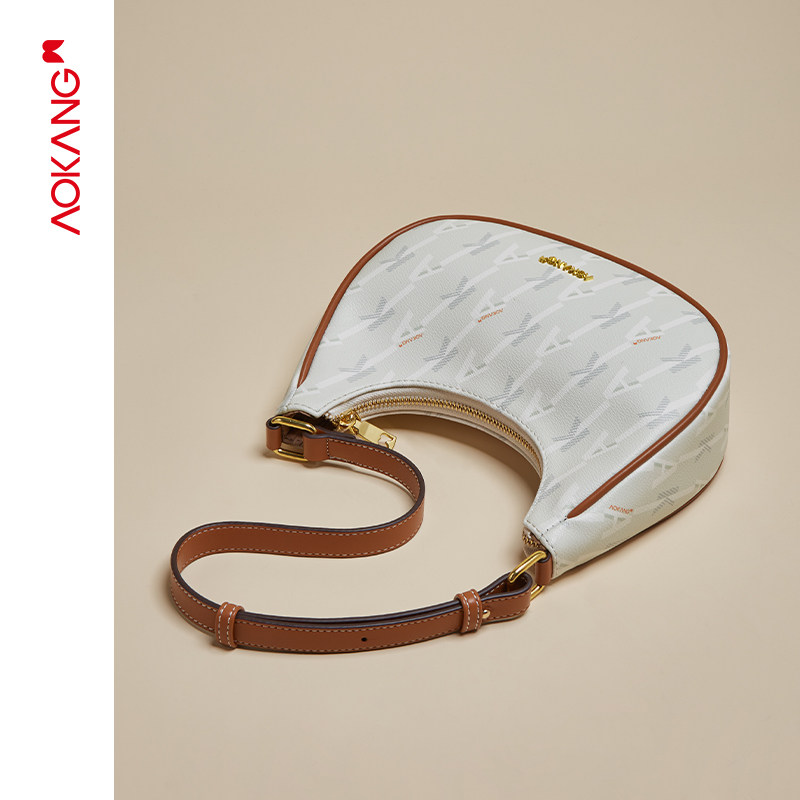 奥康腋下包高级新月包夏季女包轻奢单肩包2022新款通勤包时尚百搭